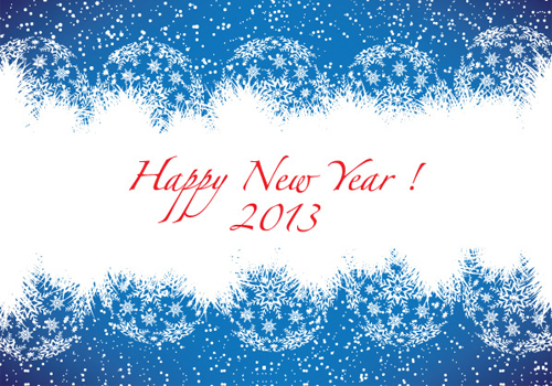 Happy-New-Year-2013-Blue-Greeting-Card-Free-Vector