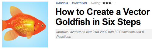 How to Create a Vector Goldfish in Six Steps