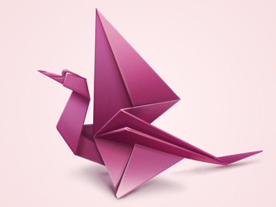 Pink_Origami_Bird