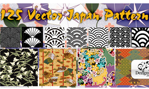 125 Vector Japanese Patterns