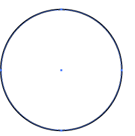[楕円形ツール]で任意の大きさの円を描きます