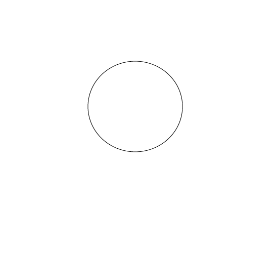Illustratorを起動し[楕円ツール]で円を描きます。