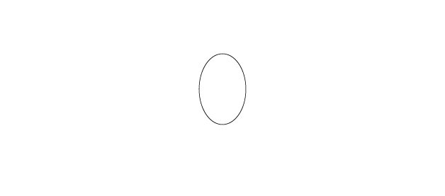 楕円形ツールで楕円を描く