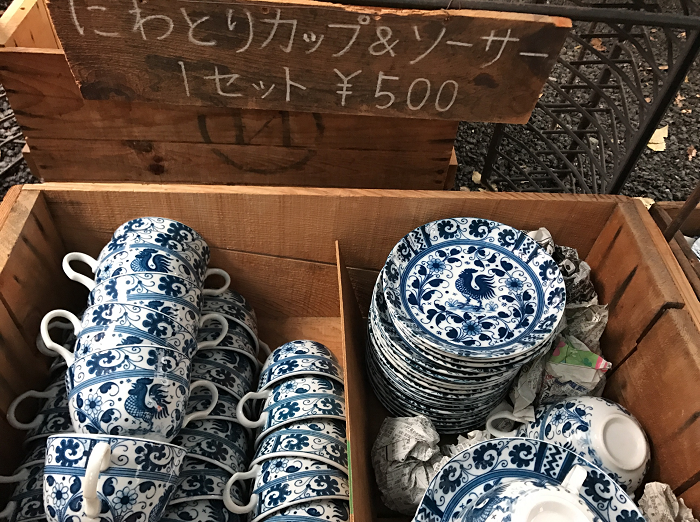東京蚤の市にわとりカップ