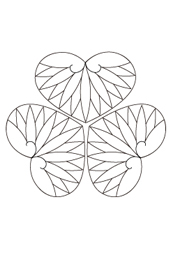 Illustratorで葵の葉を描くチュートリアル -和素材作り-